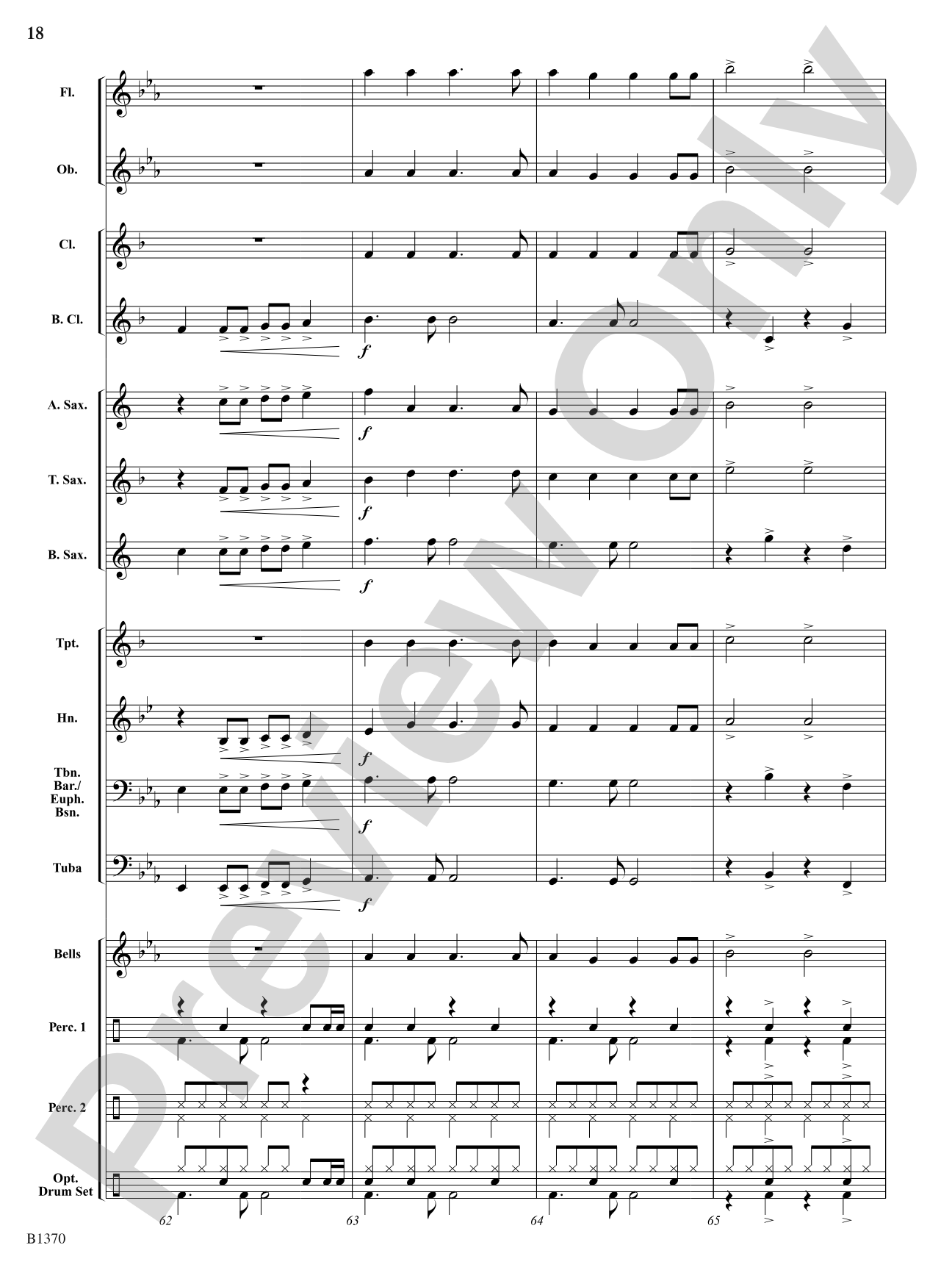 Jingle Bells Remixed: Concert Band Conductor Score & Parts
