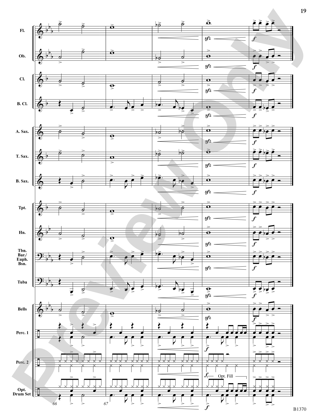 Jingle Bells Remixed: Concert Band Conductor Score & Parts