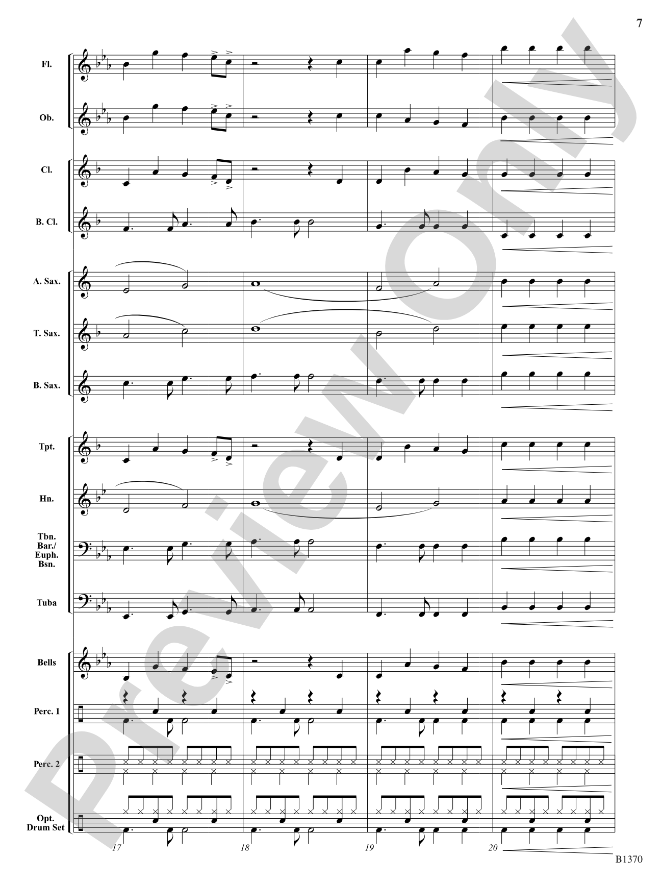 Jingle Bells Remixed: Concert Band Conductor Score & Parts