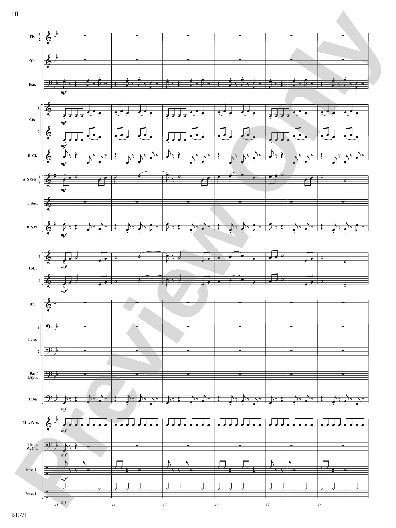 Desert Voices: Concert Band Conductor Score & Parts