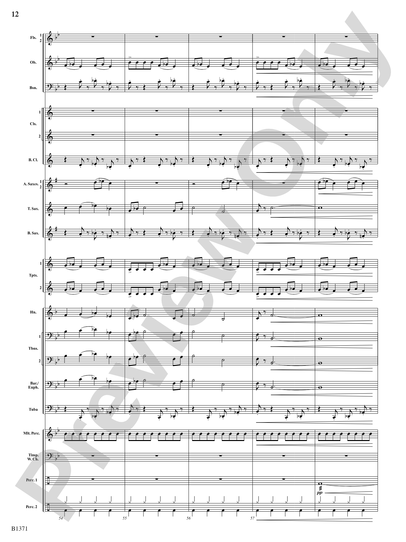 Desert Voices: Concert Band Conductor Score & Parts