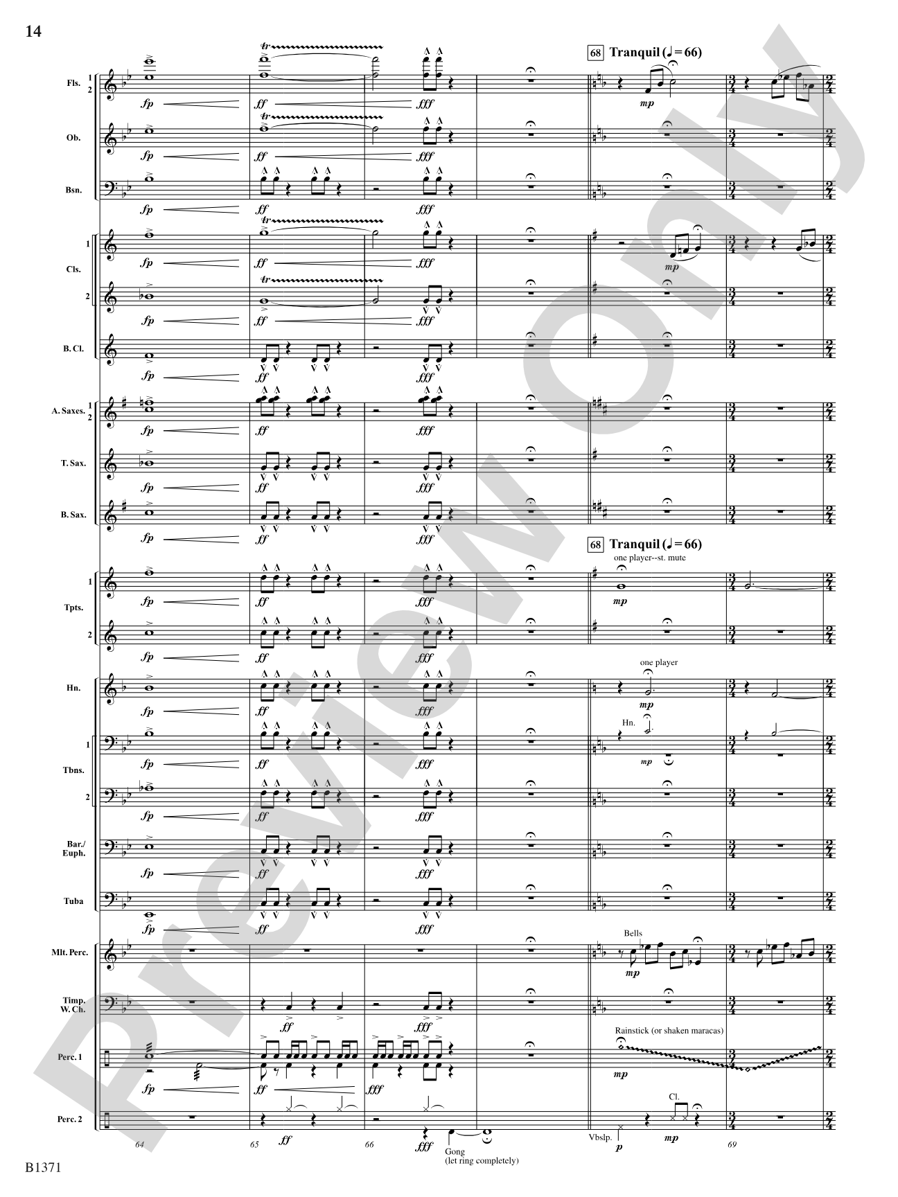 Desert Voices: Concert Band Conductor Score & Parts
