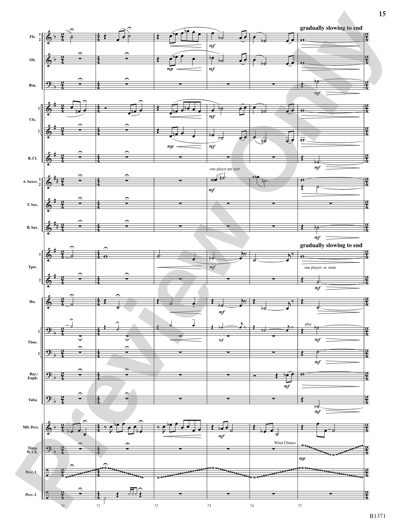 Desert Voices: Concert Band Conductor Score & Parts