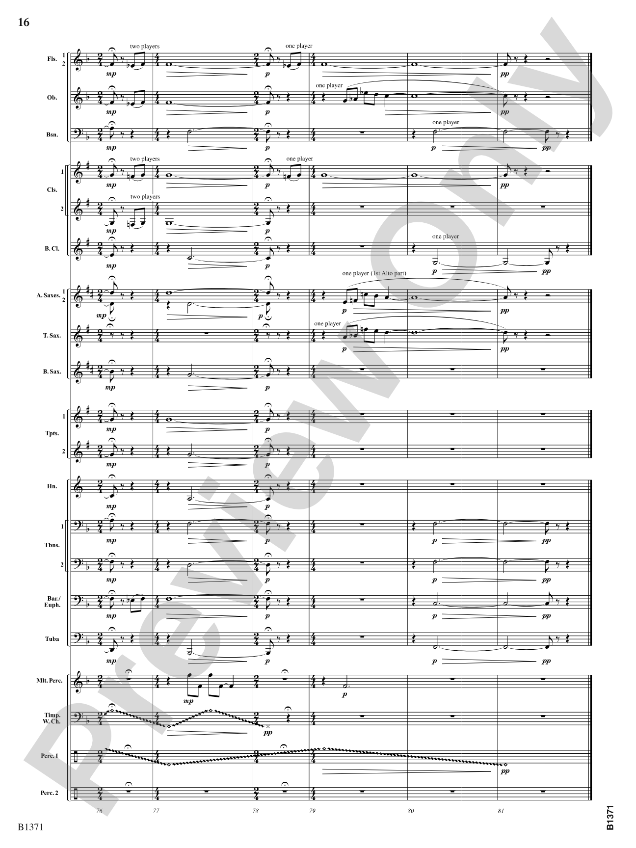 Desert Voices: Concert Band Conductor Score & Parts