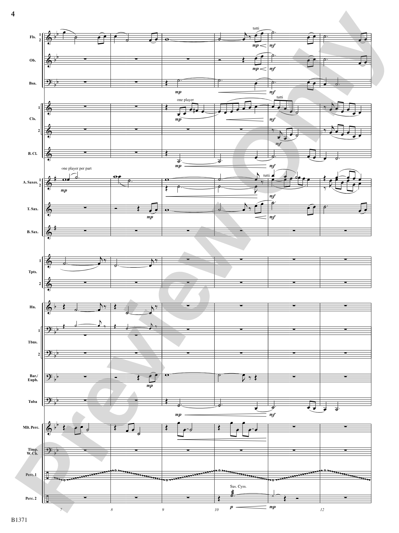 Desert Voices: Concert Band Conductor Score & Parts