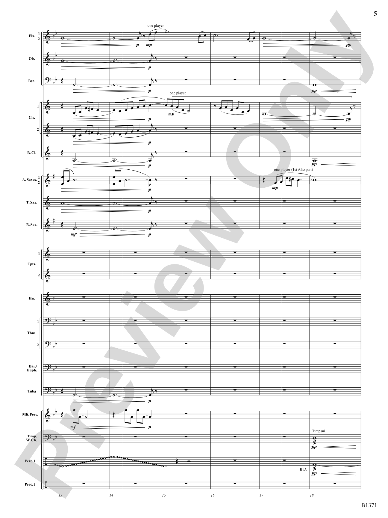 Desert Voices: Concert Band Conductor Score & Parts