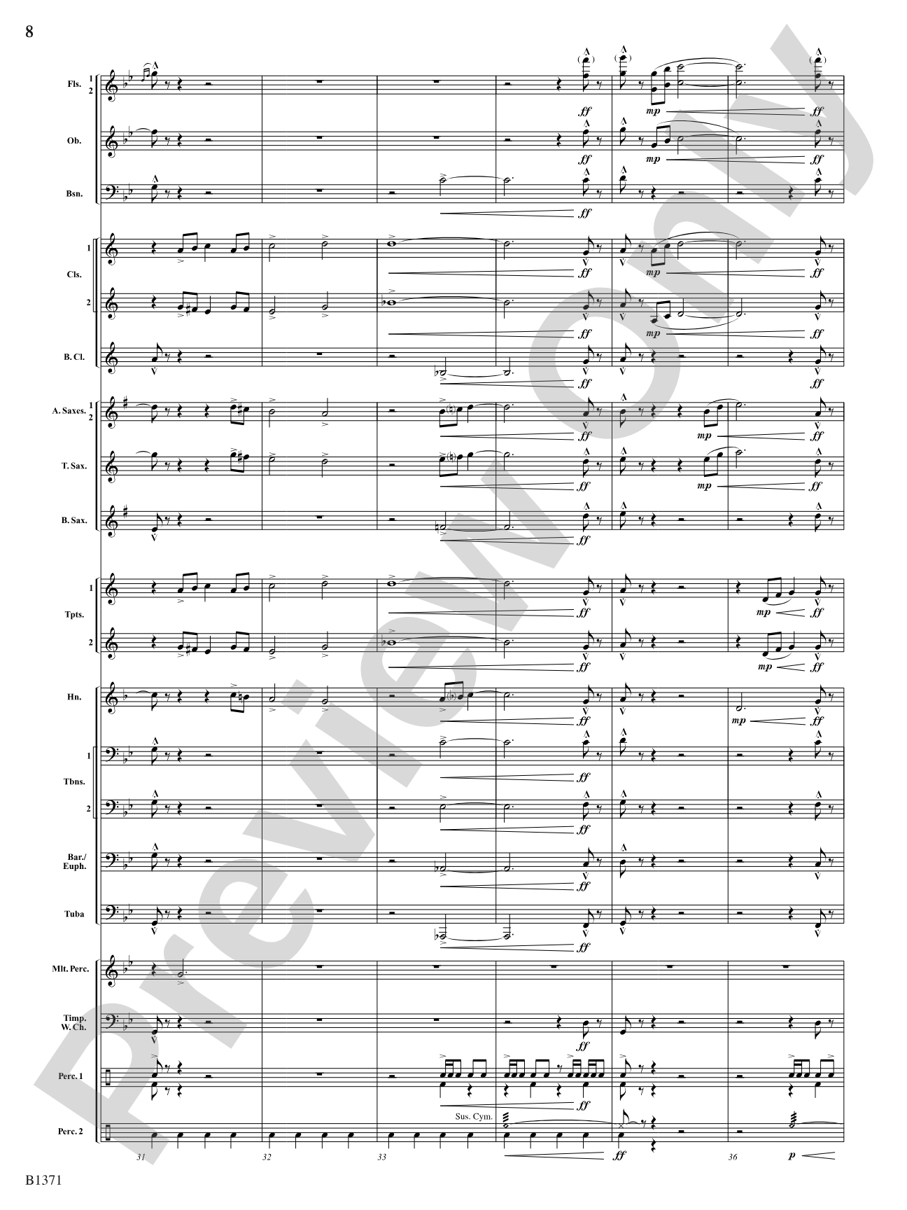 Desert Voices: Concert Band Conductor Score & Parts