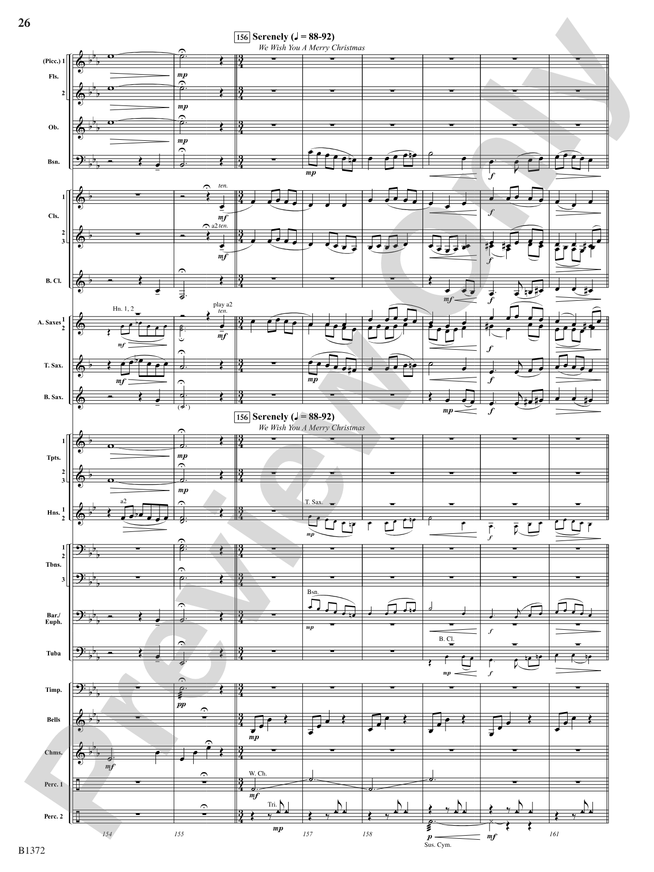 With Good Will and Glad Tidings: Concert Band Conductor Score & Parts