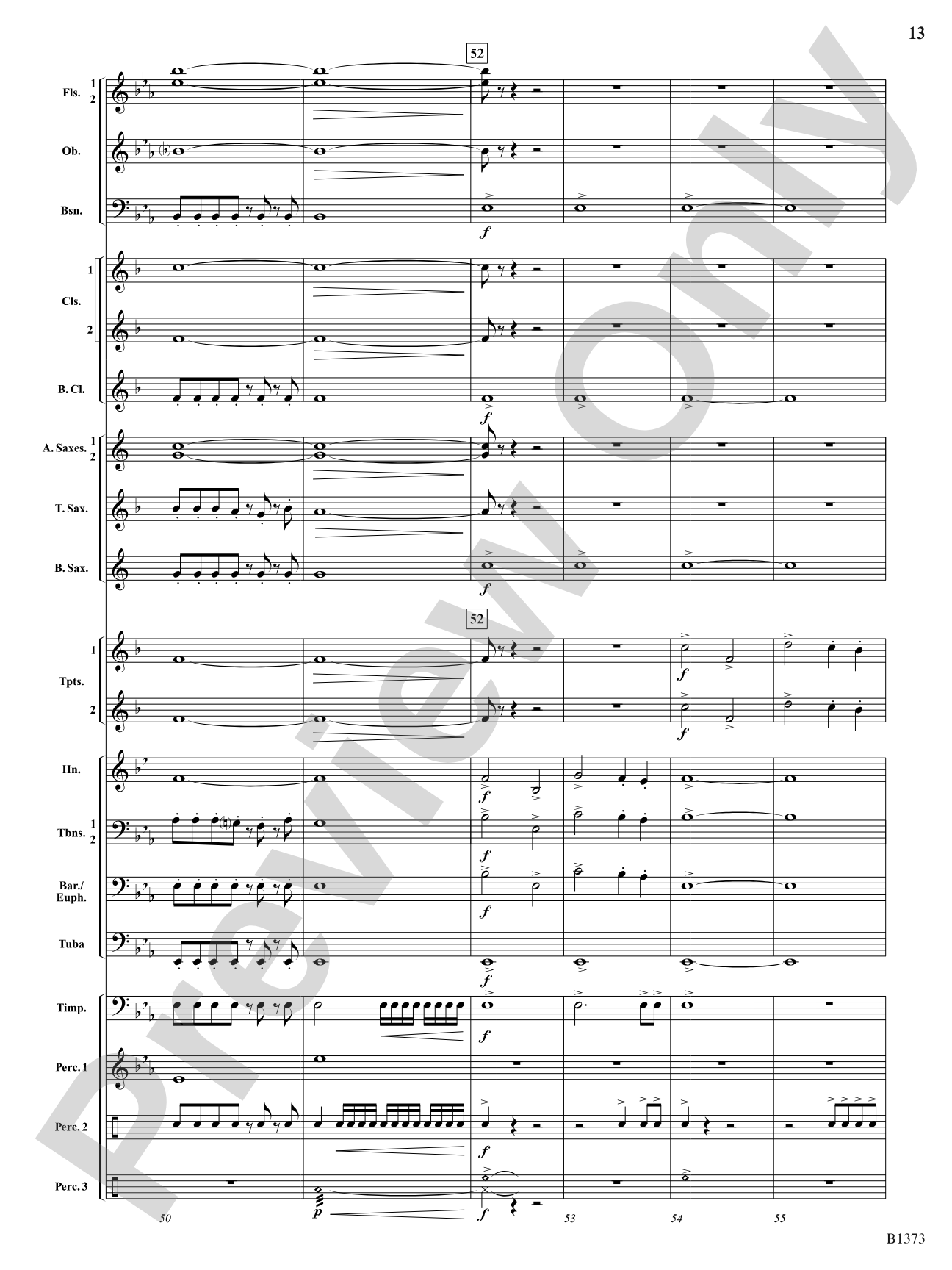 Forest Brook Overture: Concert Band Conductor Score & Parts