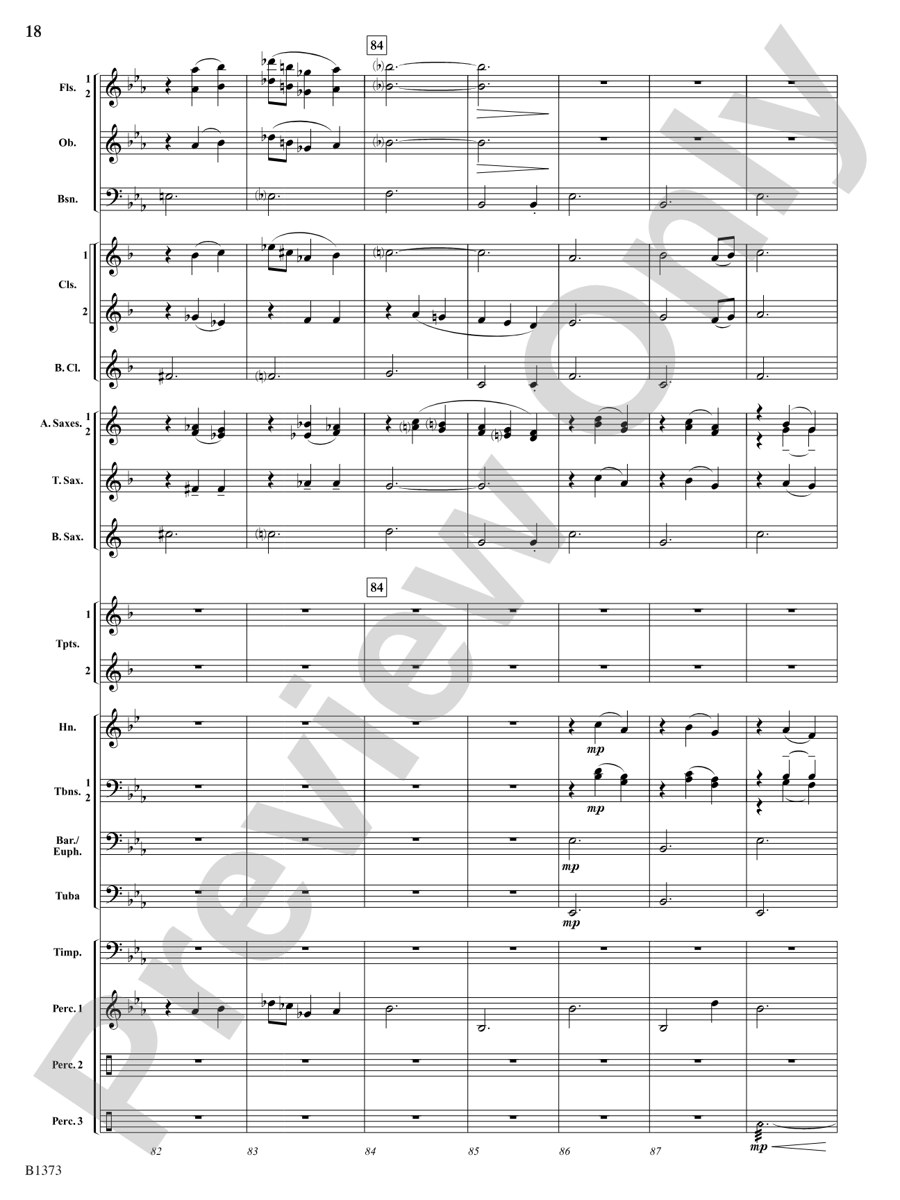 Forest Brook Overture: Concert Band Conductor Score & Parts