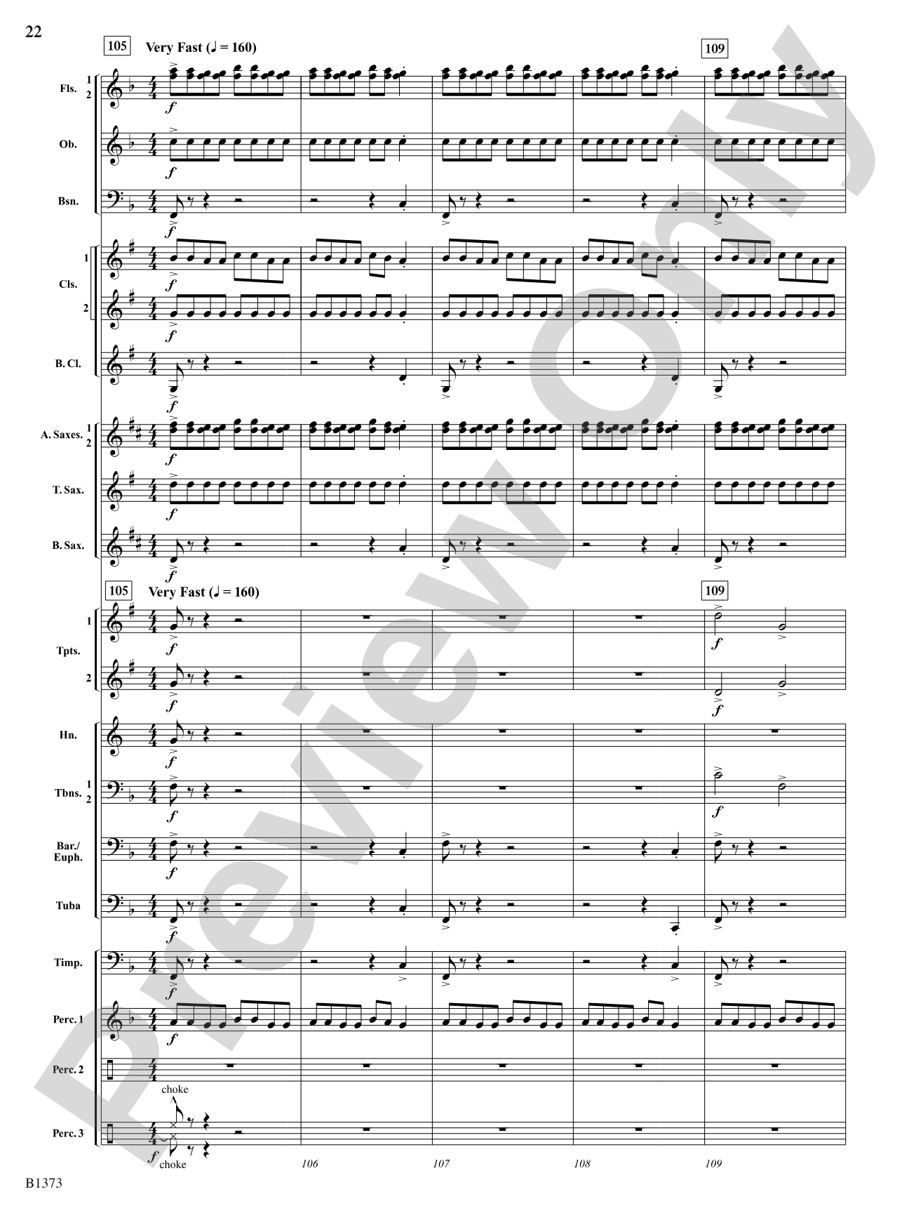 Forest Brook Overture: Concert Band Conductor Score & Parts
