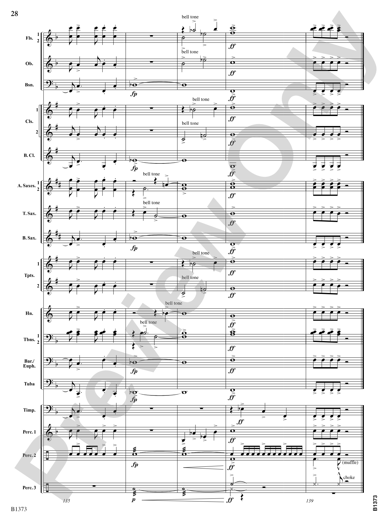 Forest Brook Overture: Concert Band Conductor Score & Parts