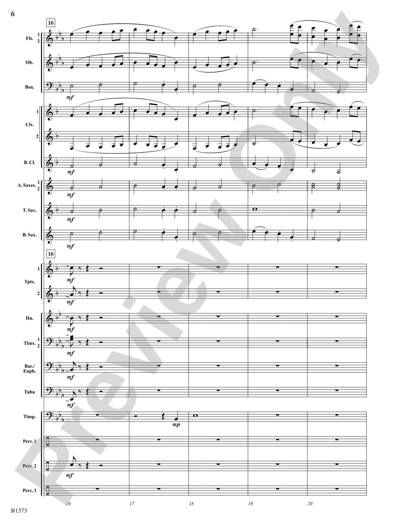 Forest Brook Overture: Concert Band Conductor Score & Parts