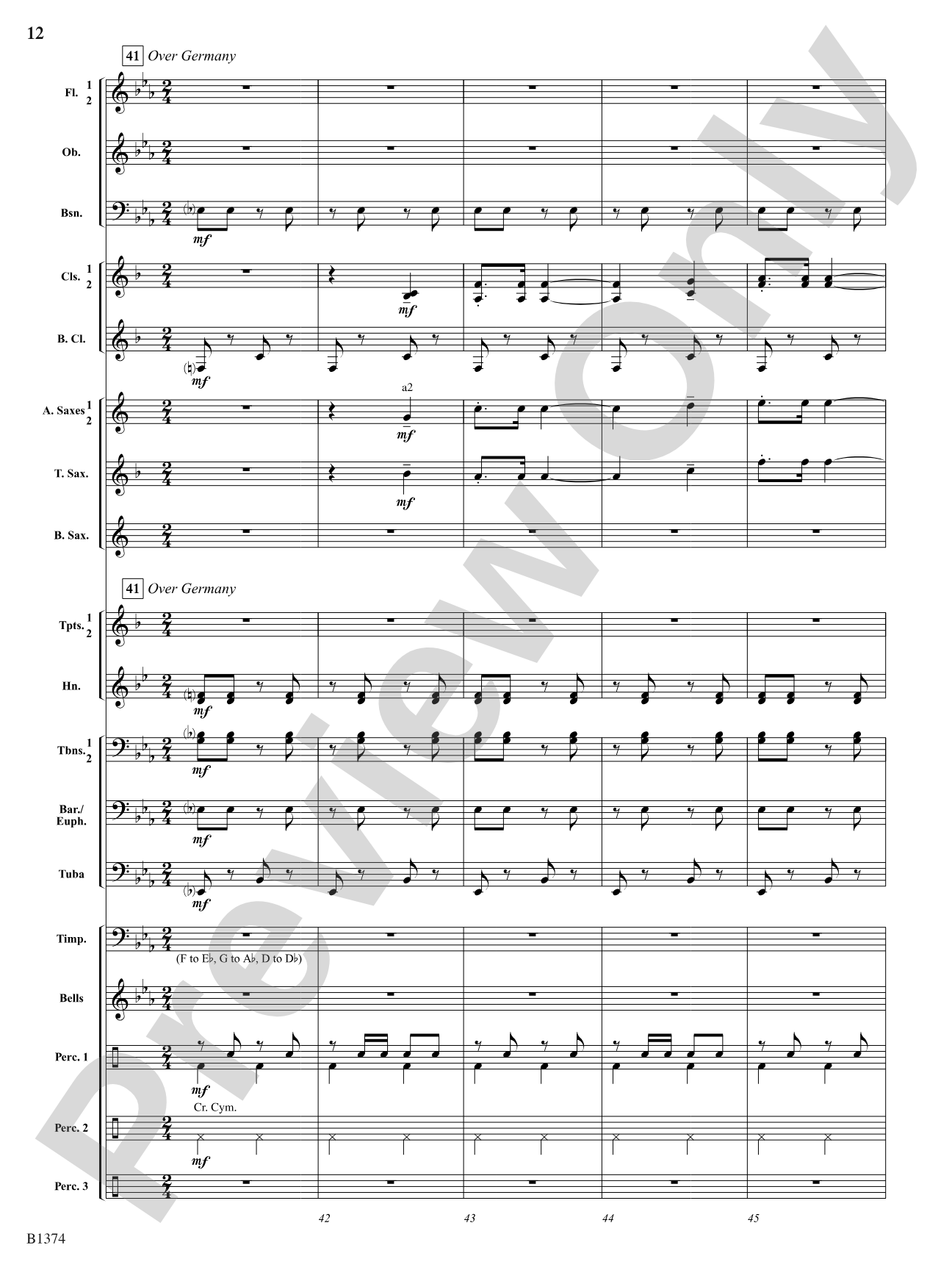 A Stowaway on Santa's Sleigh (Around the World on Christmas Eve): Concert Band Conductor Score & Parts