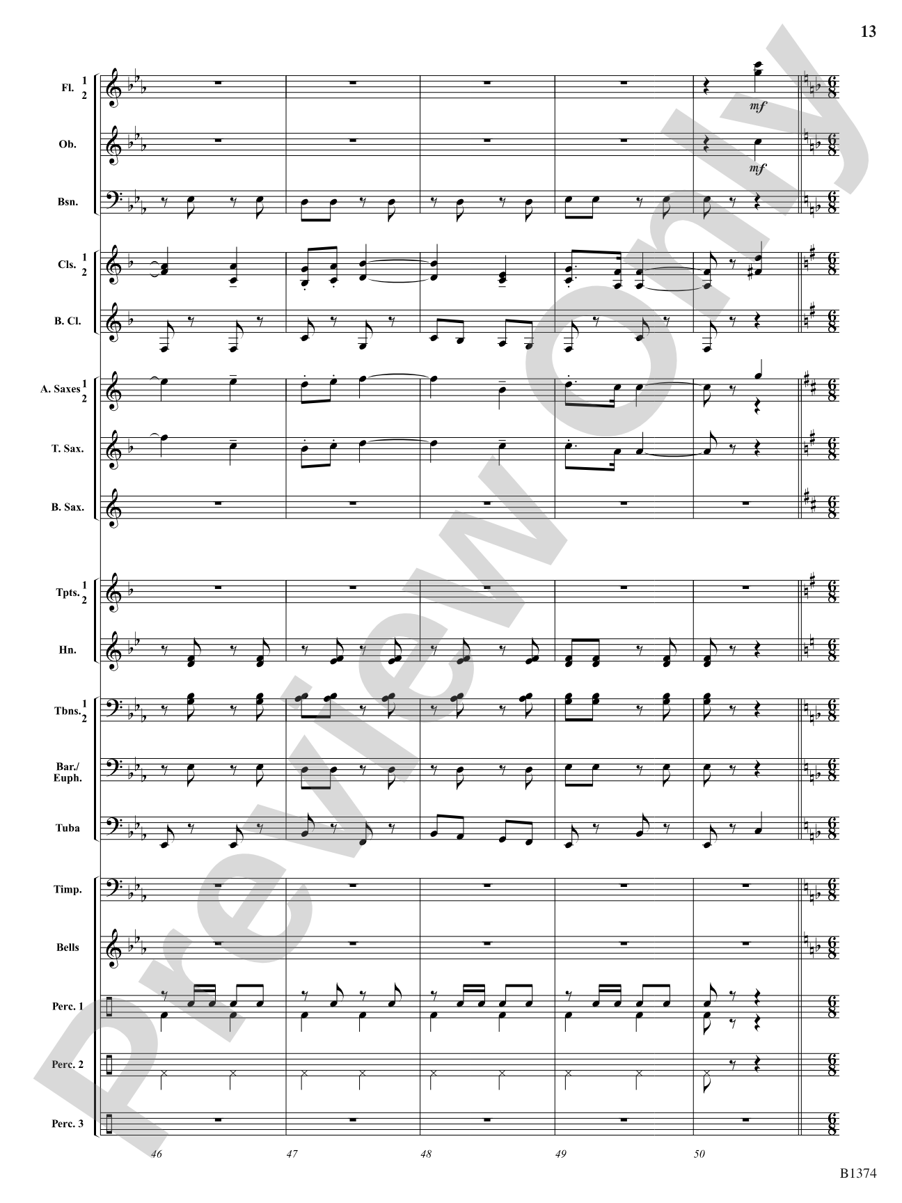 A Stowaway on Santa's Sleigh (Around the World on Christmas Eve): Concert Band Conductor Score & Parts