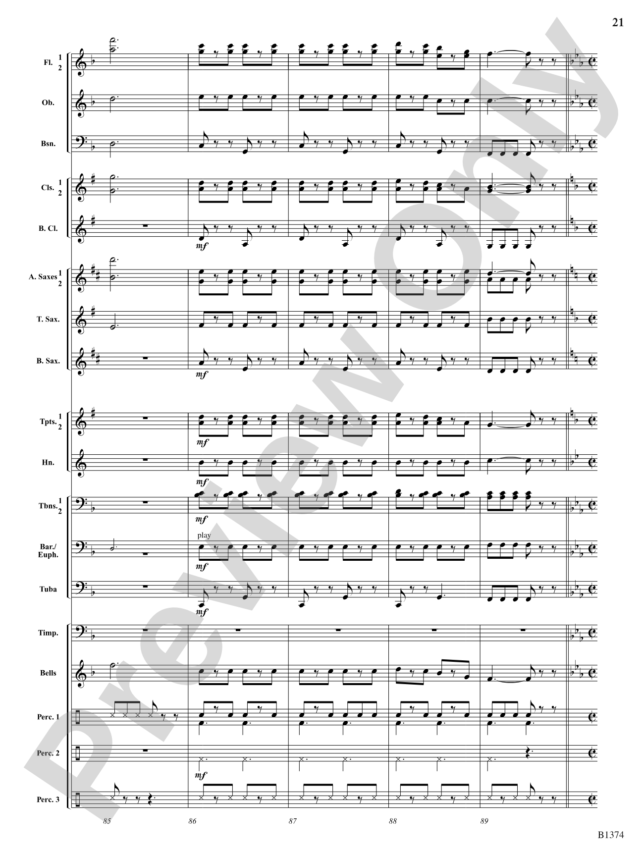 A Stowaway on Santa's Sleigh (Around the World on Christmas Eve): Concert Band Conductor Score & Parts