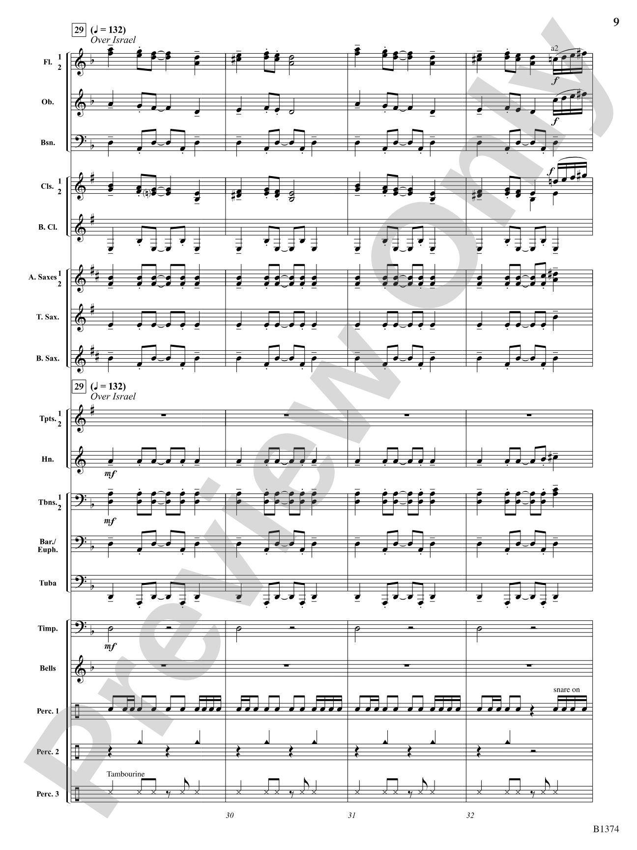 A Stowaway on Santa's Sleigh (Around the World on Christmas Eve): Concert Band Conductor Score & Parts