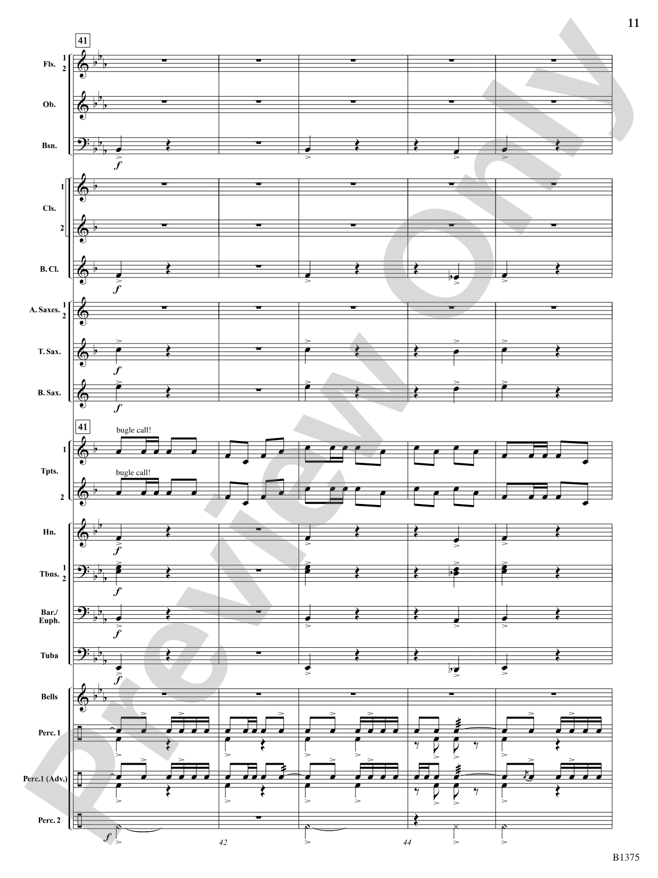 Excelsior! (Concert March): Concert Band Conductor Score & Parts
