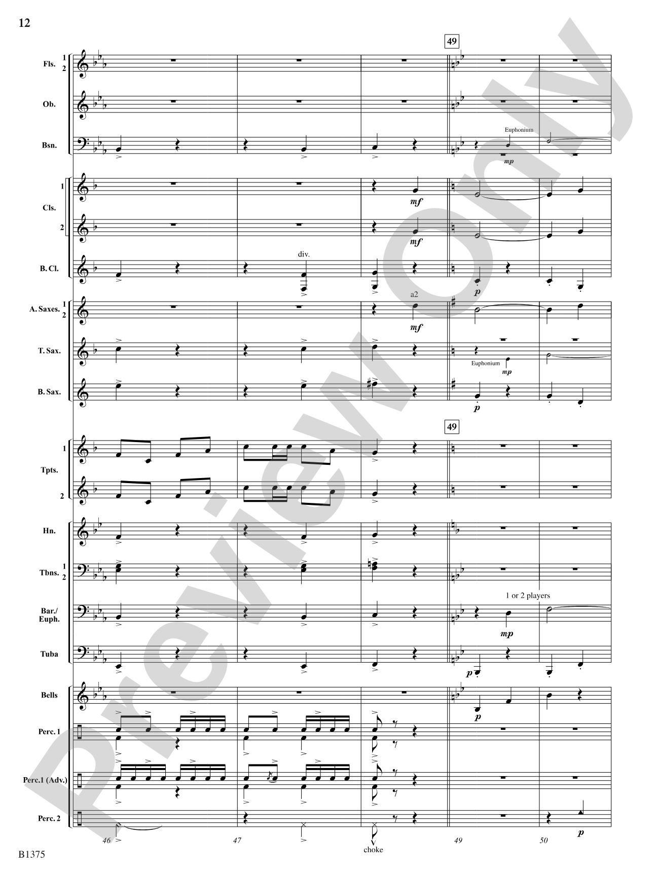 Excelsior! (Concert March): Concert Band Conductor Score & Parts