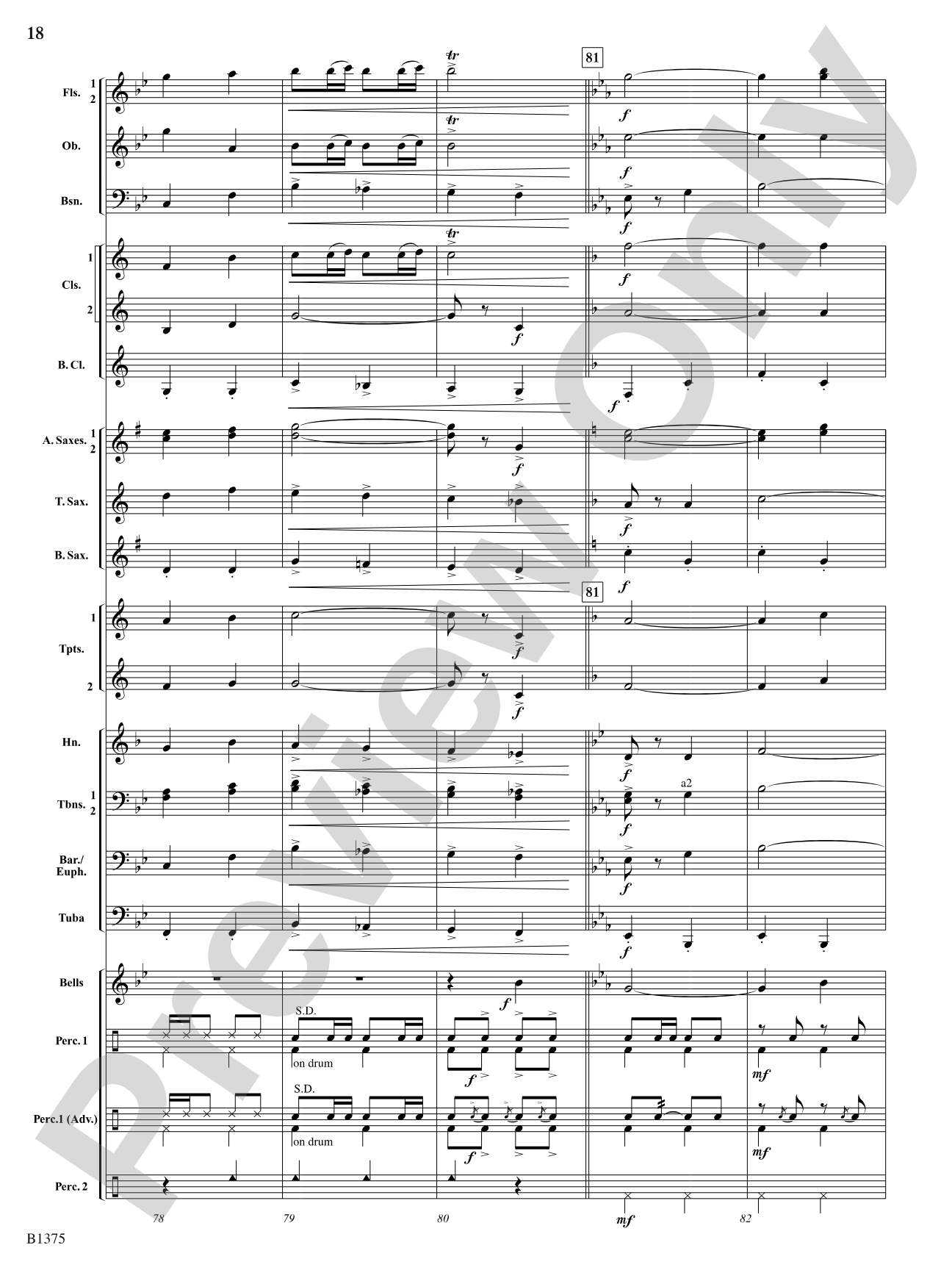 Excelsior! (Concert March): Concert Band Conductor Score & Parts