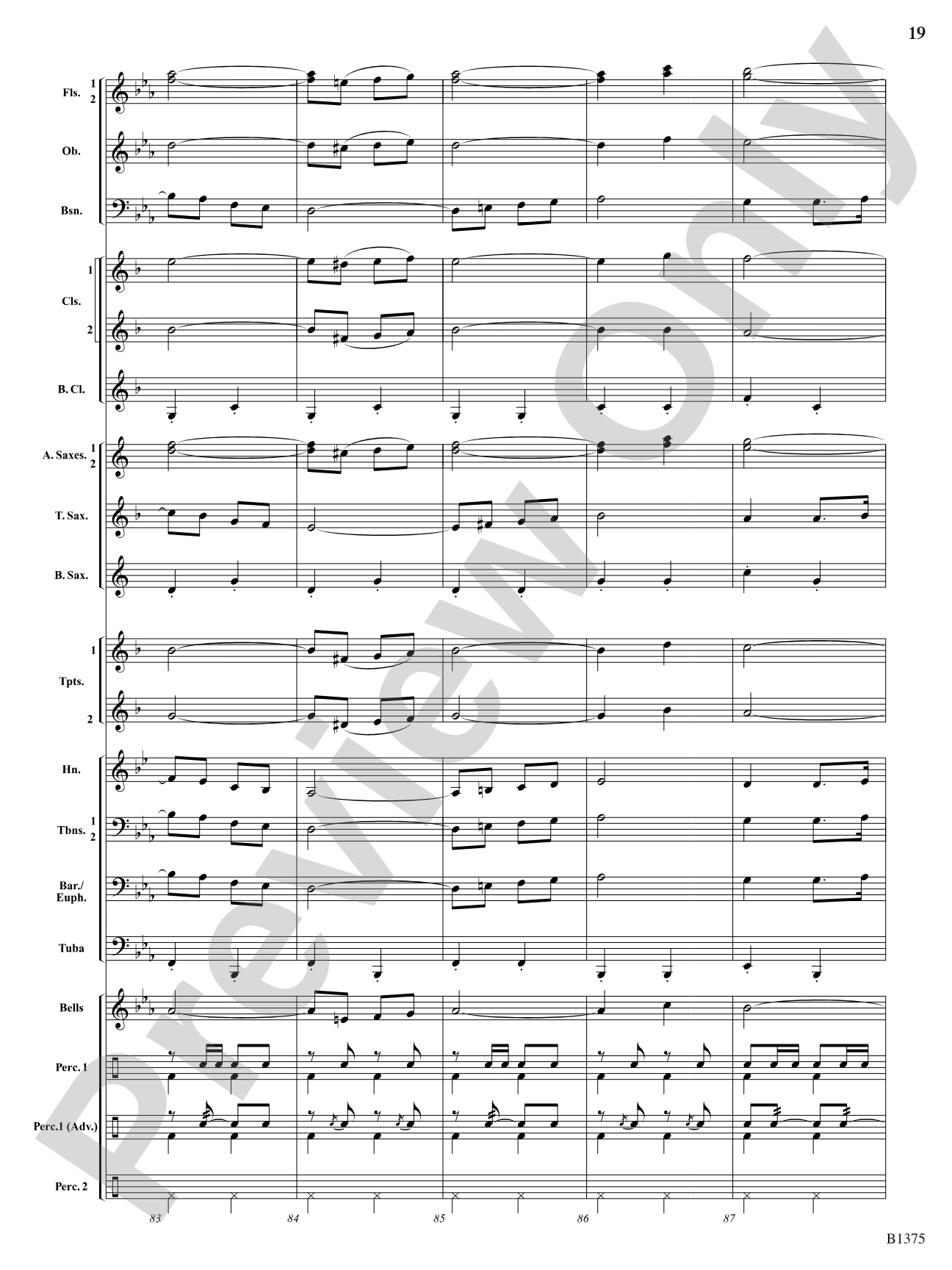 Excelsior! (Concert March): Concert Band Conductor Score & Parts