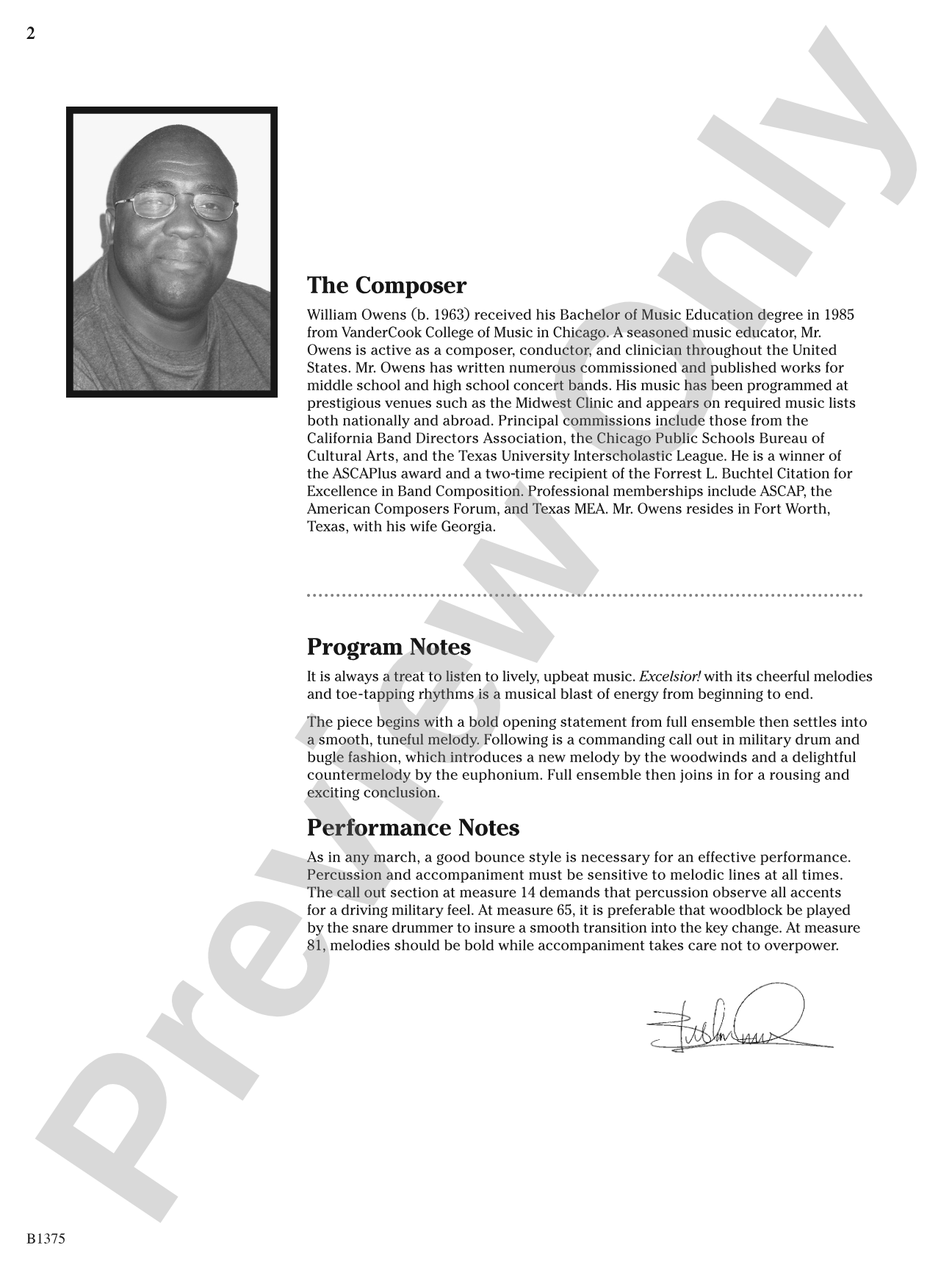 Excelsior! (Concert March): Concert Band Conductor Score & Parts