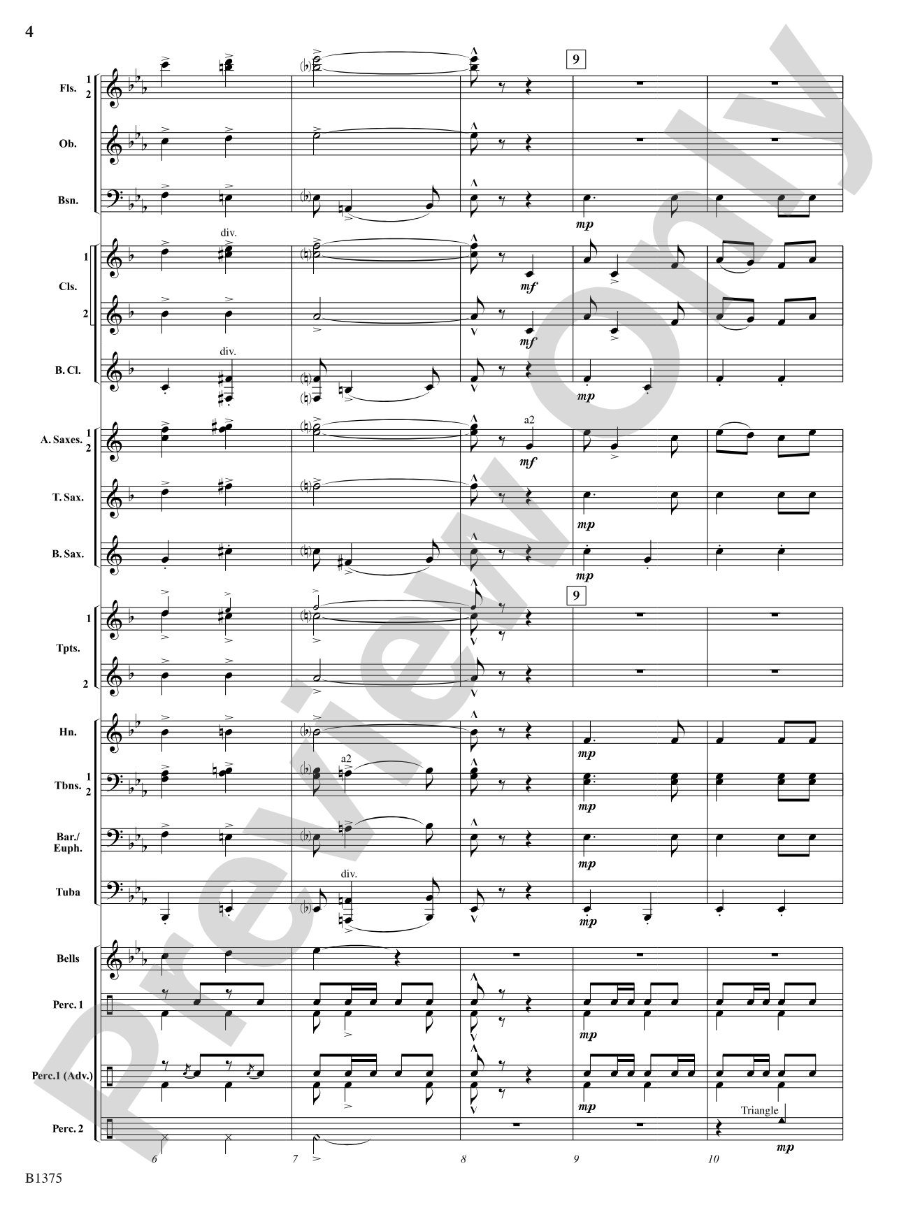 Excelsior! (Concert March): Concert Band Conductor Score & Parts