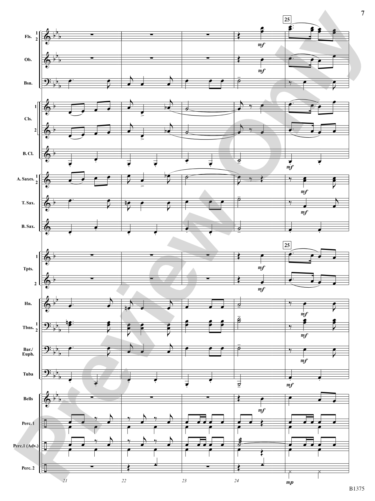 Excelsior! (Concert March): Concert Band Conductor Score & Parts