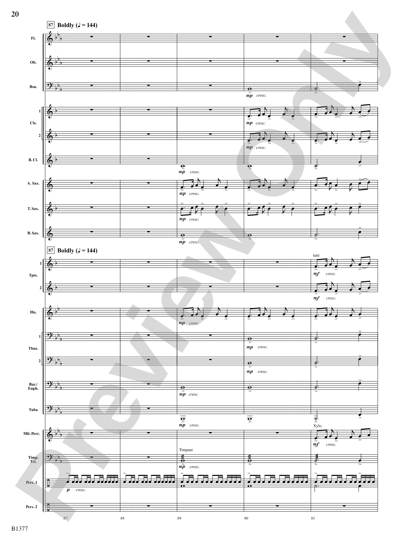 Cloud Gate (Reflections of a City): Concert Band Conductor Score & Parts