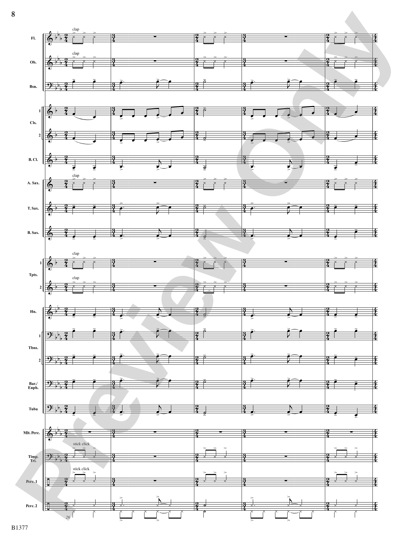 Cloud Gate (Reflections of a City): Concert Band Conductor Score & Parts