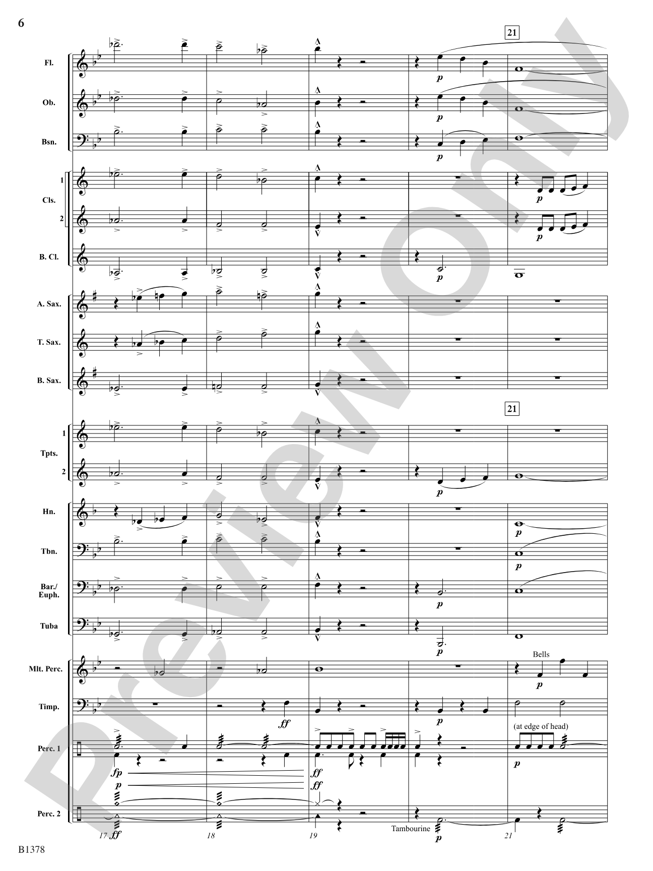 Fireburst Fanfare: Concert Band Conductor Score & Parts