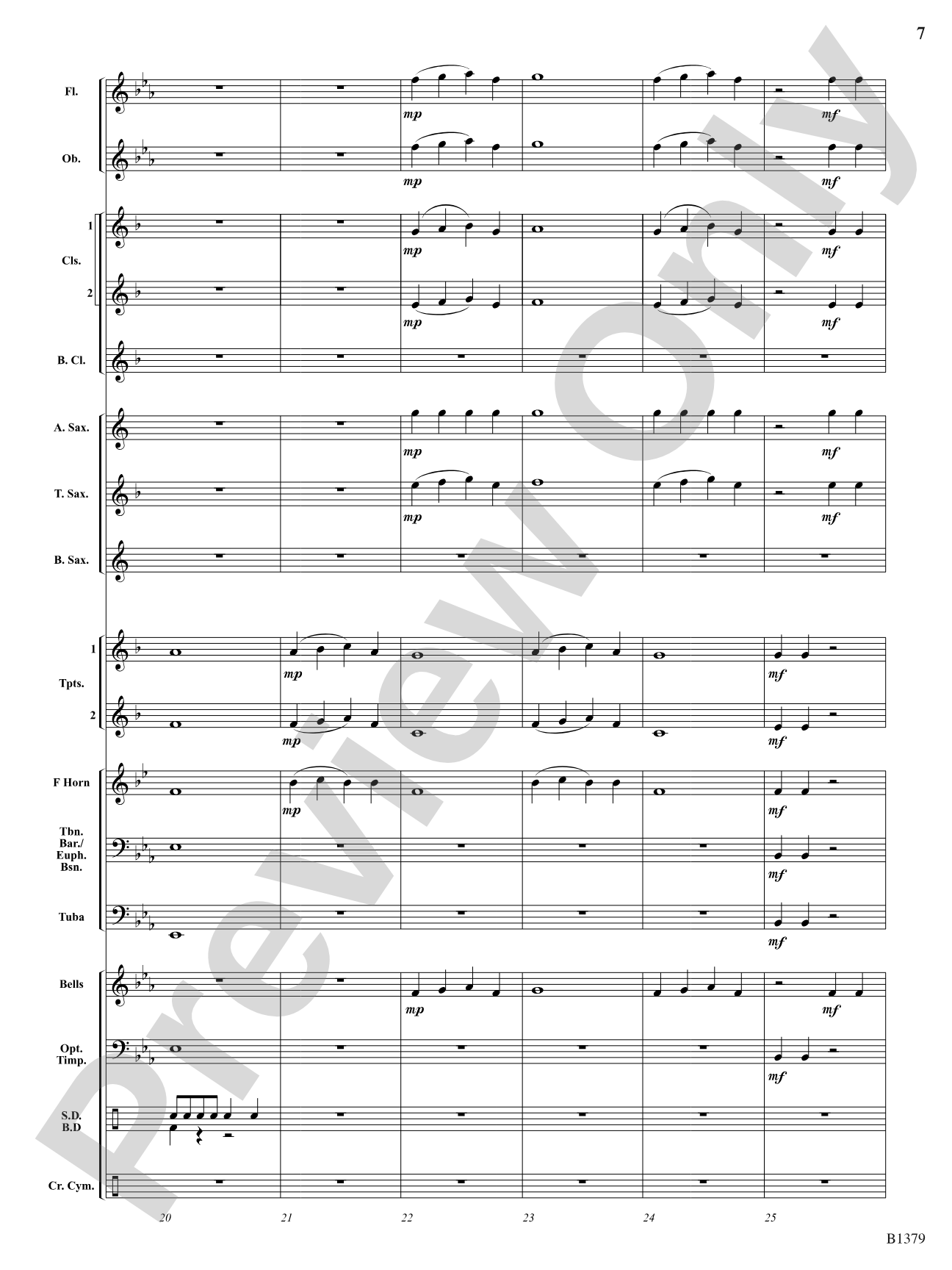 The Spacious Firmament on High (Adapted from The Creation): Concert Band Conductor Score & Parts