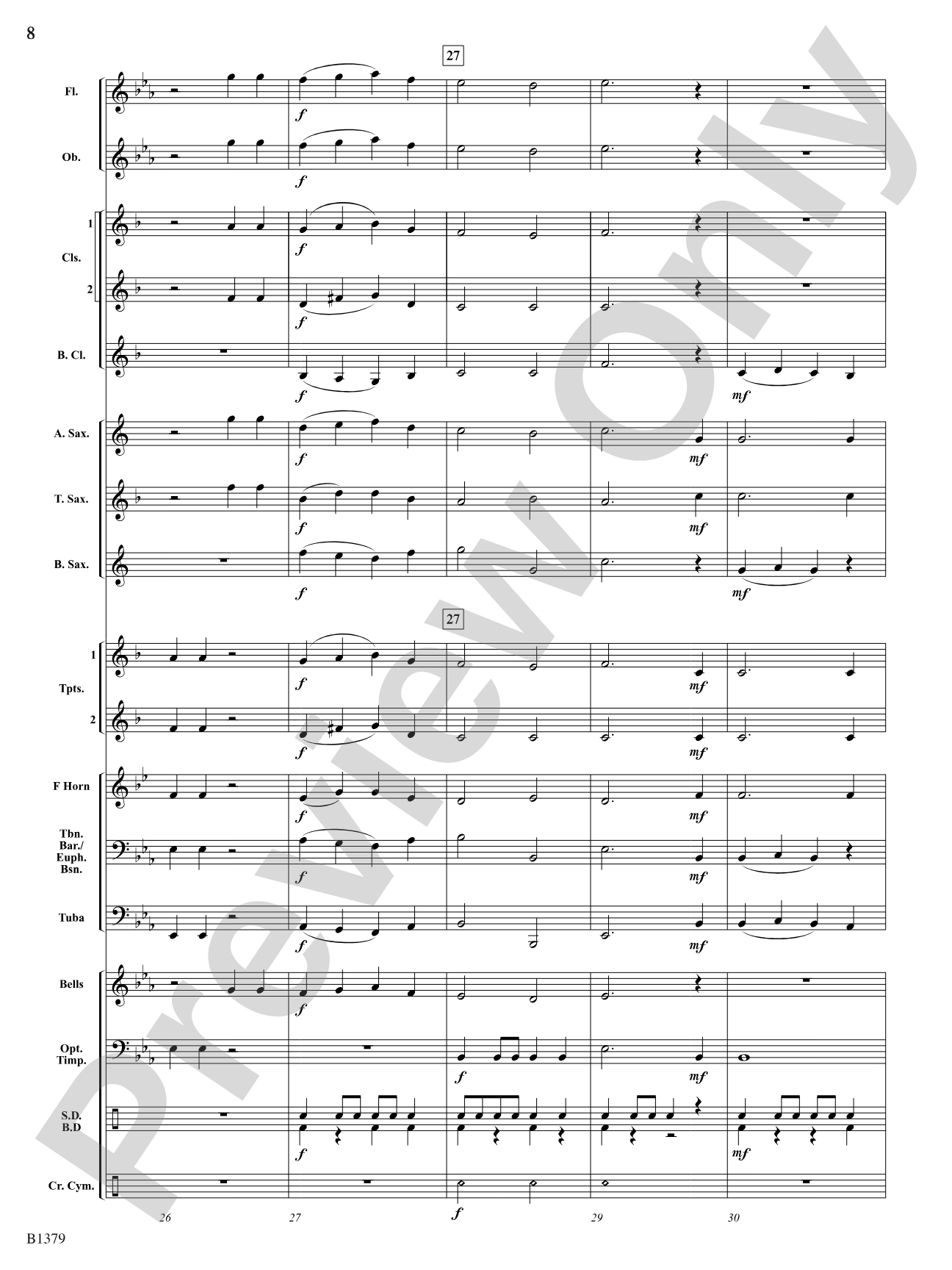 The Spacious Firmament on High (Adapted from The Creation): Concert Band Conductor Score & Parts