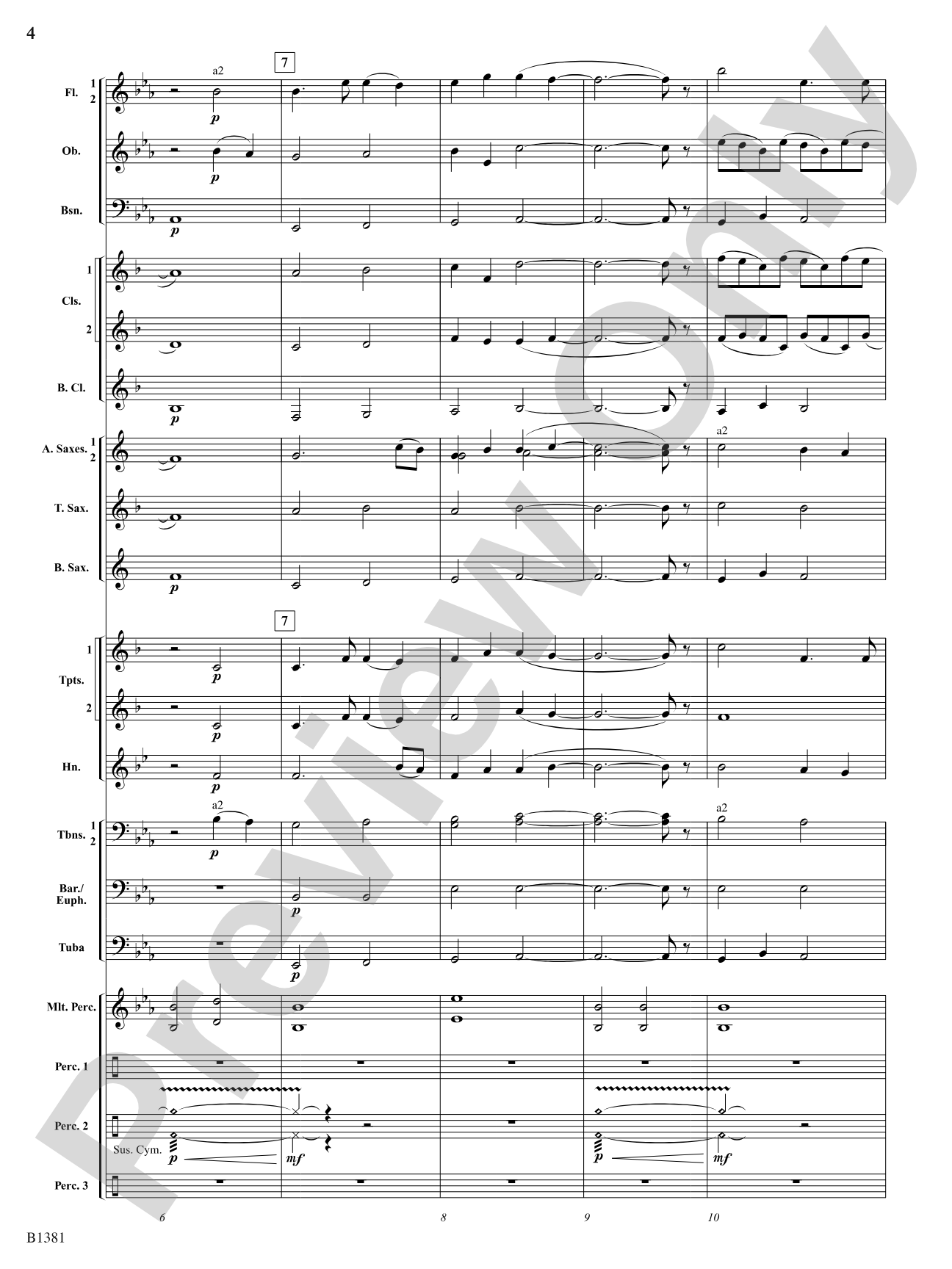 Hark! The Herald Angels Sing: Score: Concert Band