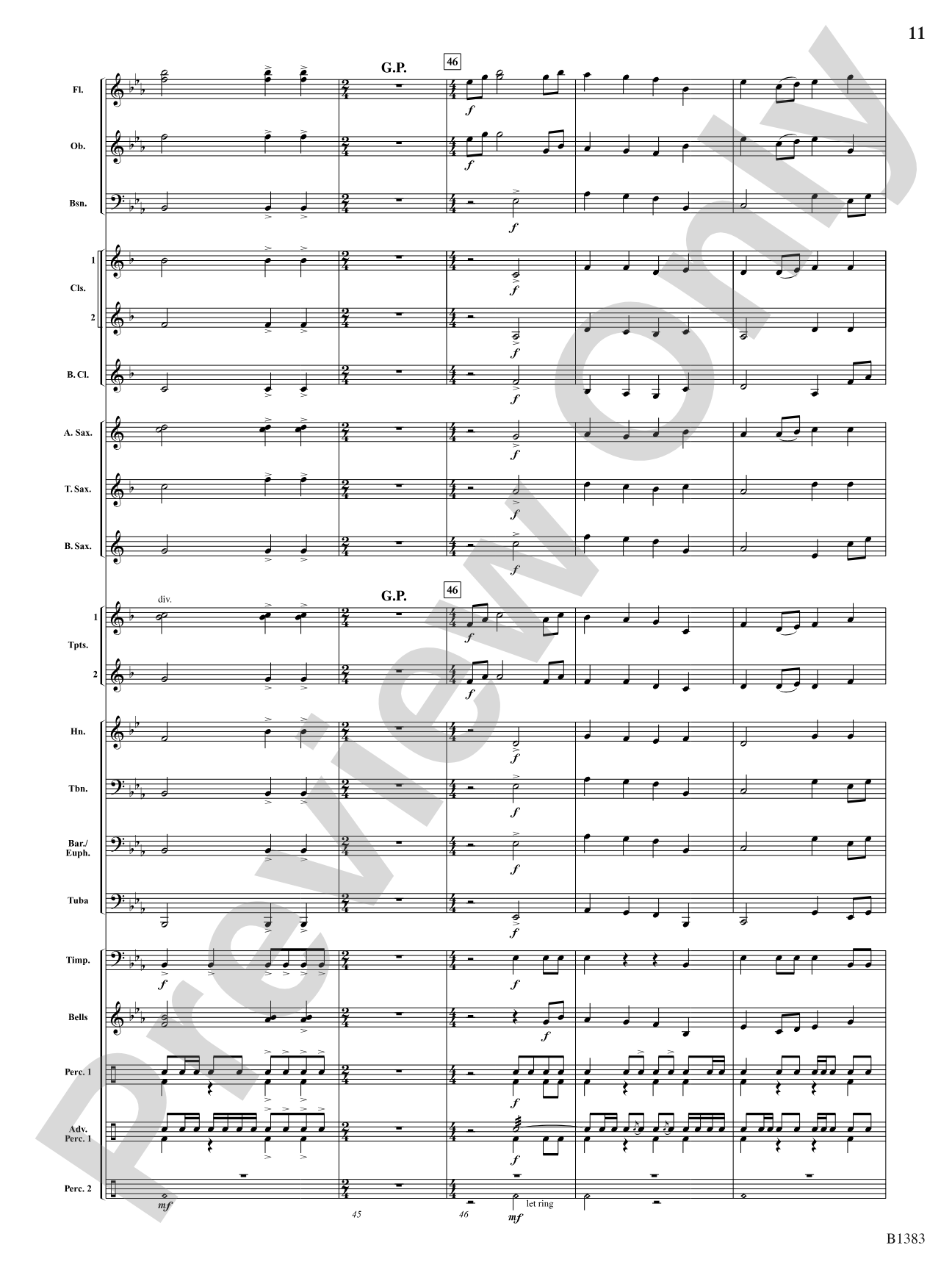 Summit Fanfare: Concert Band Conductor Score & Parts