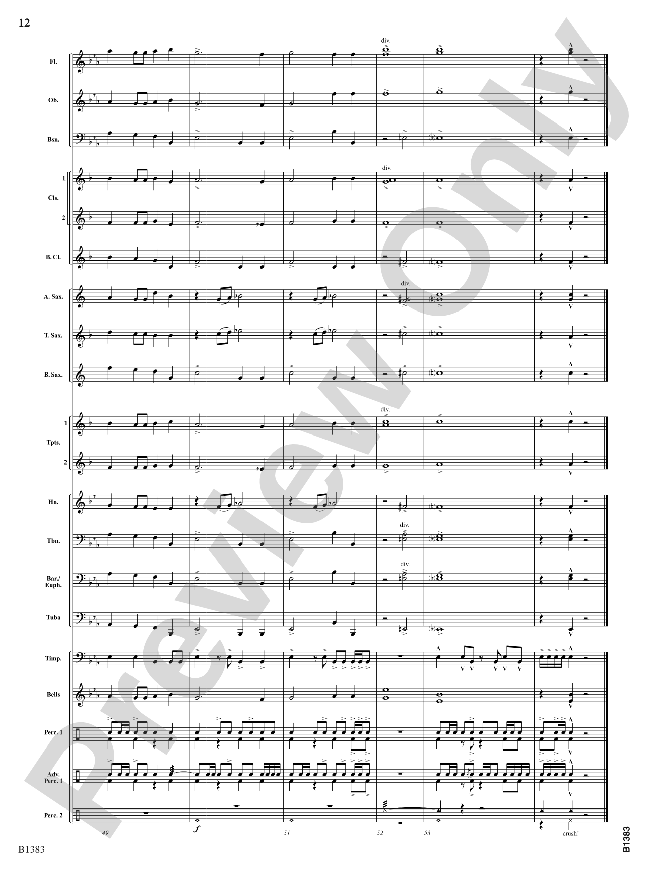 Summit Fanfare: Concert Band Conductor Score & Parts