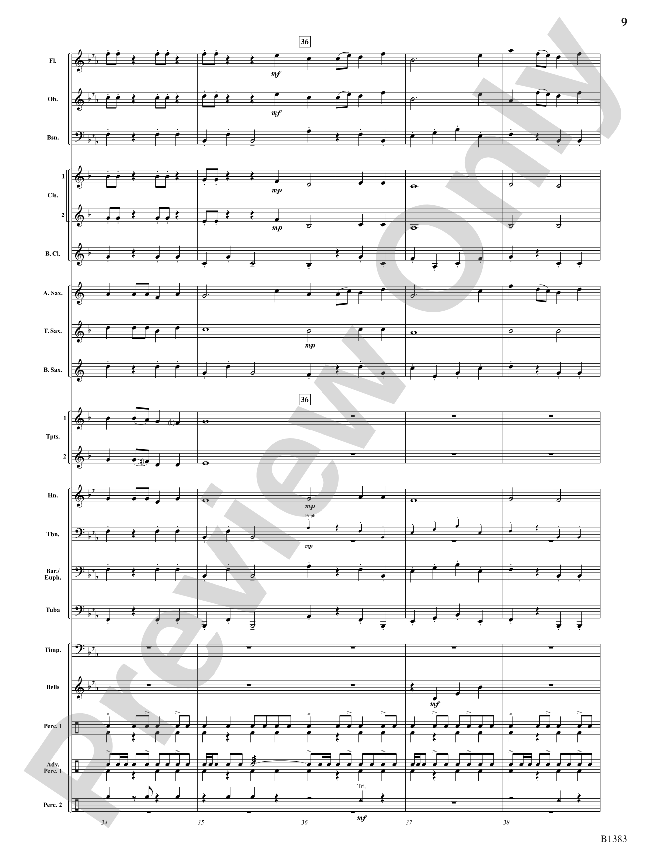 Summit Fanfare: Concert Band Conductor Score & Parts