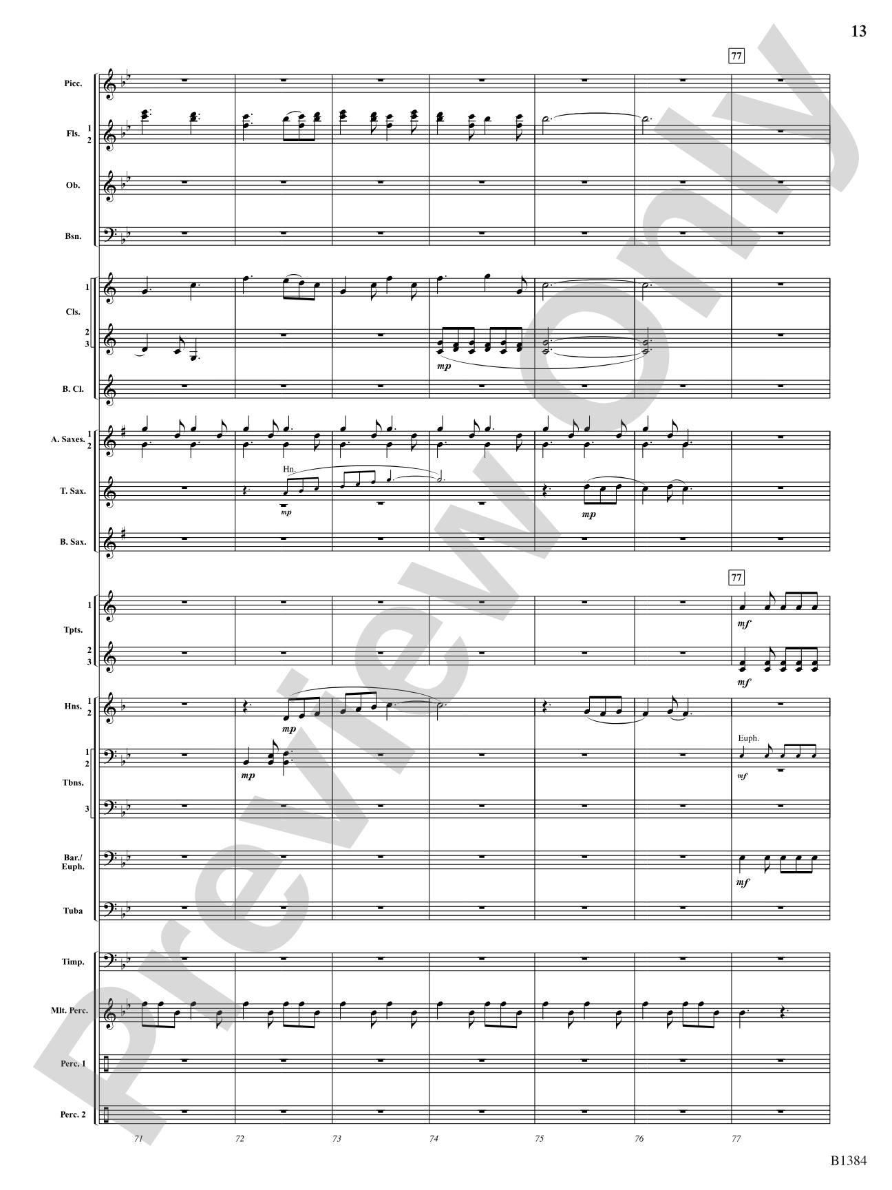 Summer Resounding!: Concert Band Conductor Score & Parts