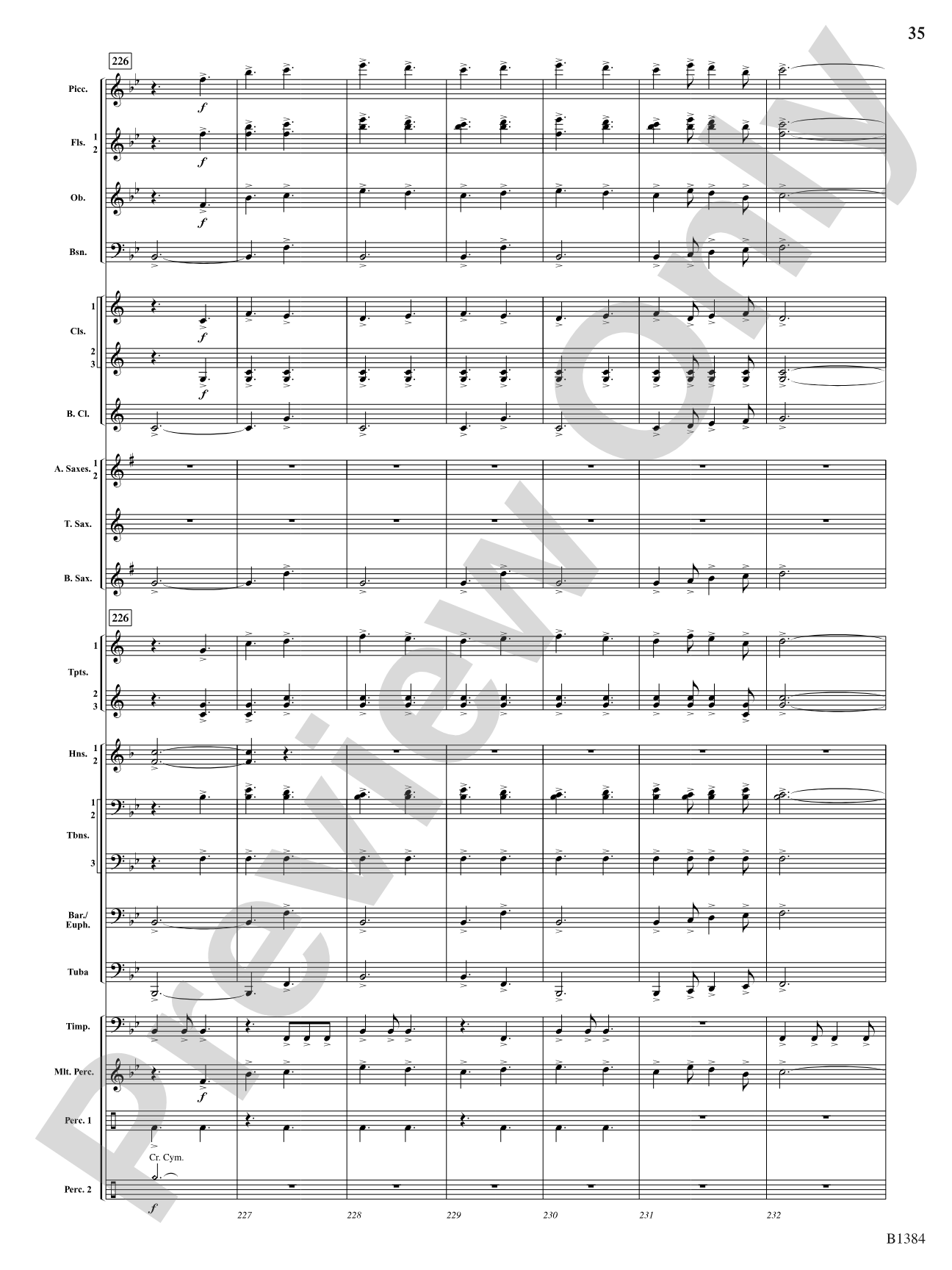 Summer Resounding!: Concert Band Conductor Score & Parts