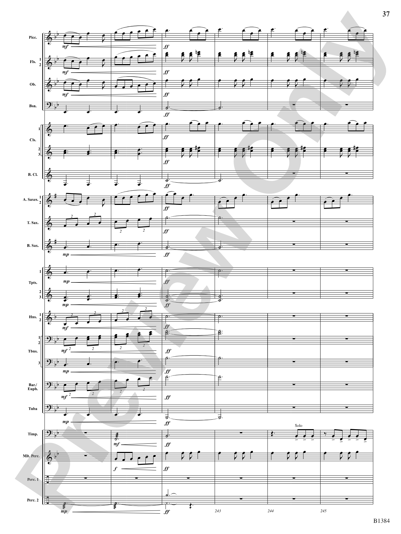 Summer Resounding!: Concert Band Conductor Score & Parts