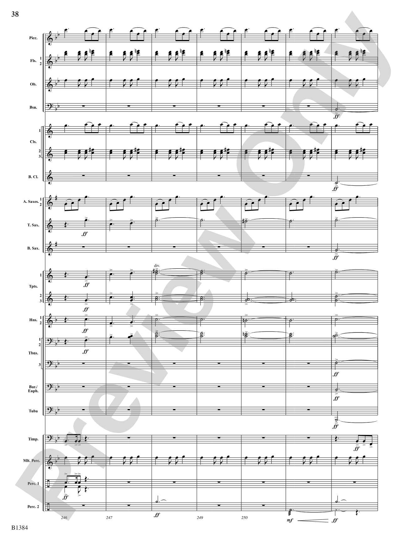 Summer Resounding!: Concert Band Conductor Score & Parts
