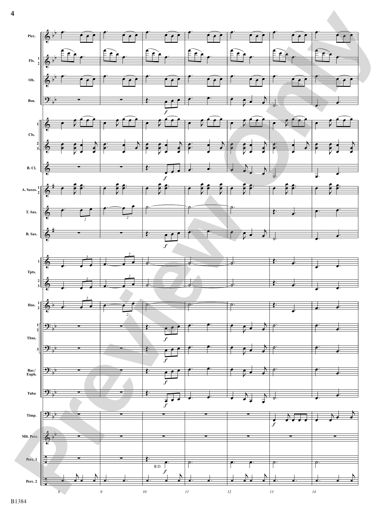 Summer Resounding!: Concert Band Conductor Score & Parts