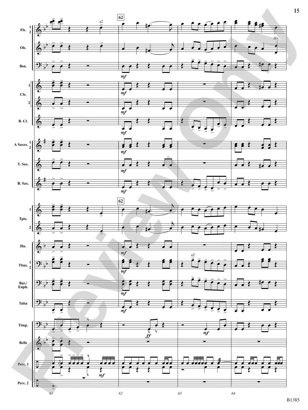Krakatoa (Mountain of Fire): Concert Band Conductor Score & Parts