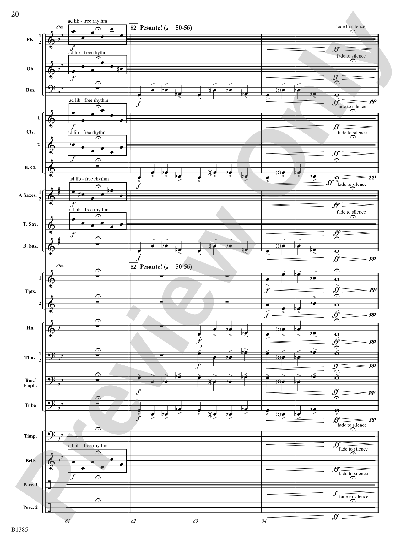 Krakatoa (Mountain of Fire): Concert Band Conductor Score & Parts