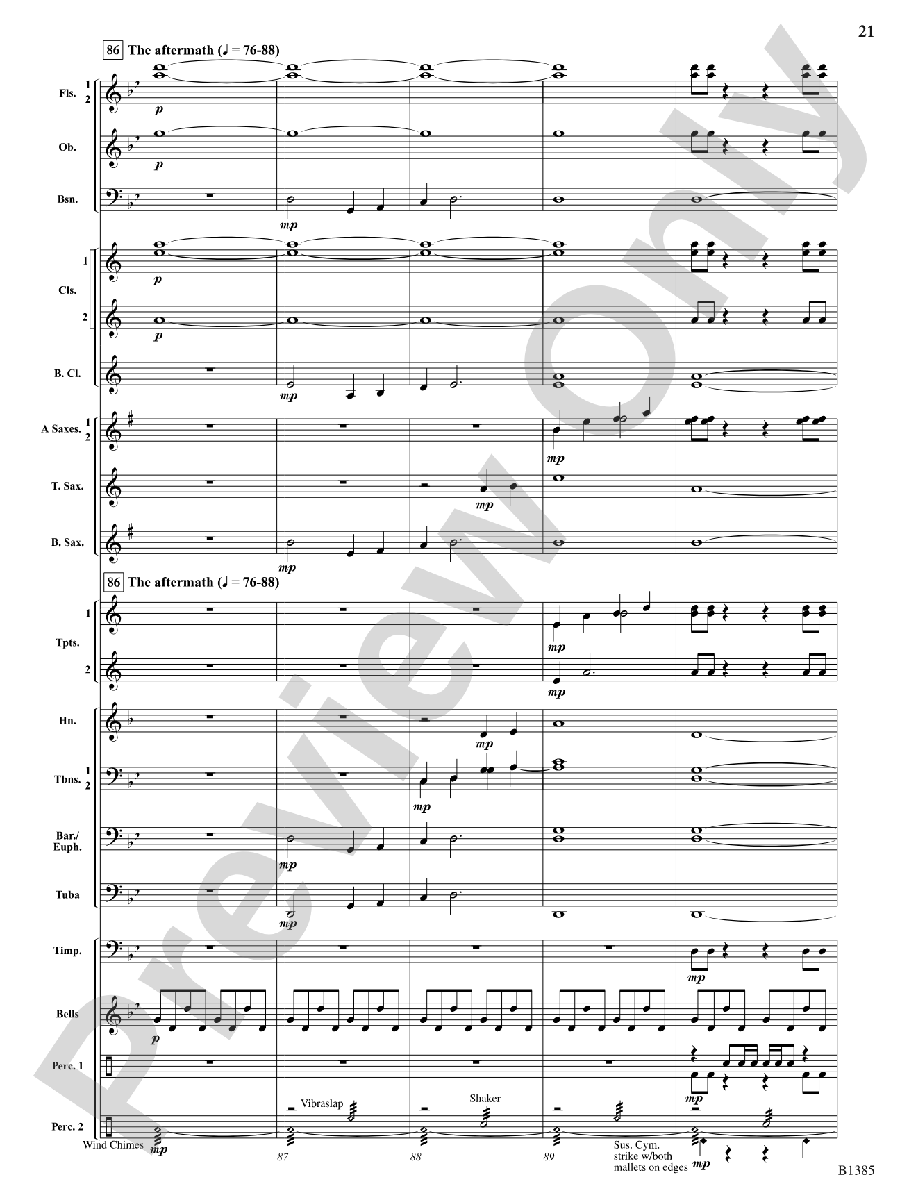 Krakatoa (Mountain of Fire): Concert Band Conductor Score & Parts