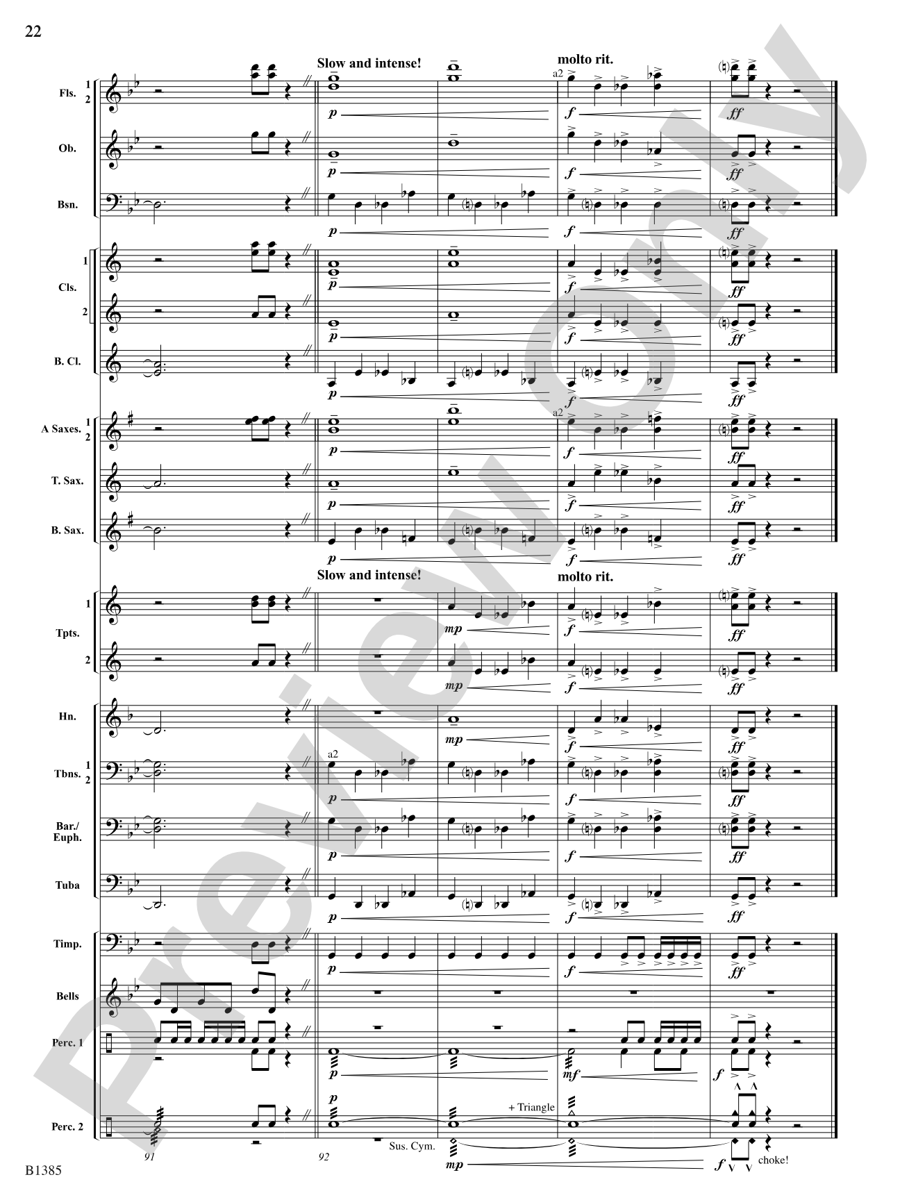 Krakatoa (Mountain of Fire): Concert Band Conductor Score & Parts