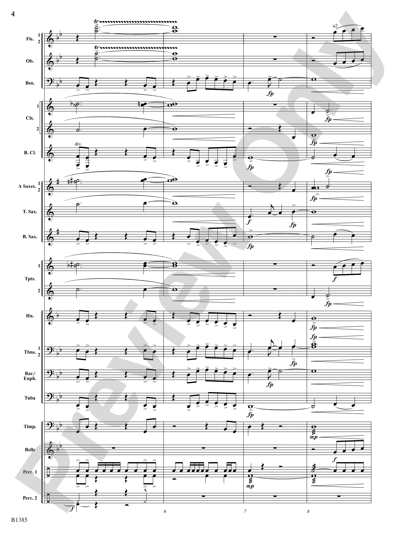 Krakatoa (Mountain of Fire): Concert Band Conductor Score & Parts