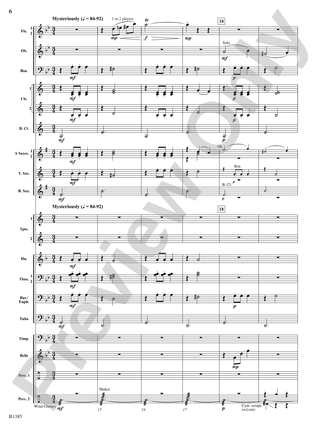 Krakatoa (Mountain of Fire): Concert Band Conductor Score & Parts