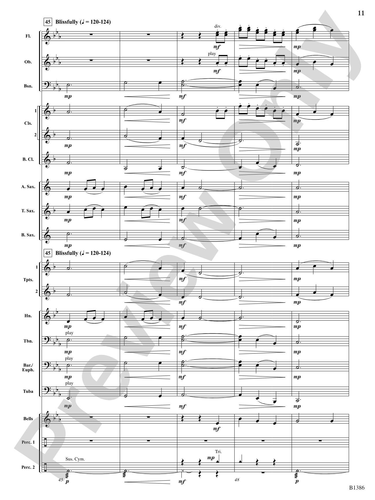 Spring: Concert Band Conductor Score & Parts