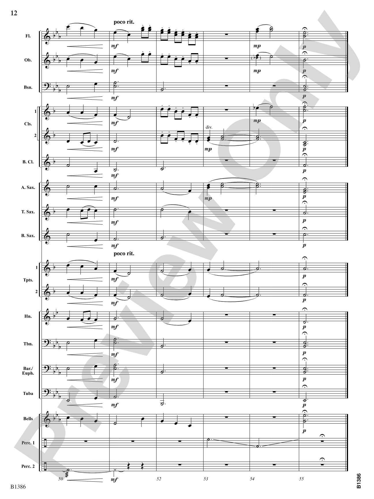 Spring: Concert Band Conductor Score & Parts
